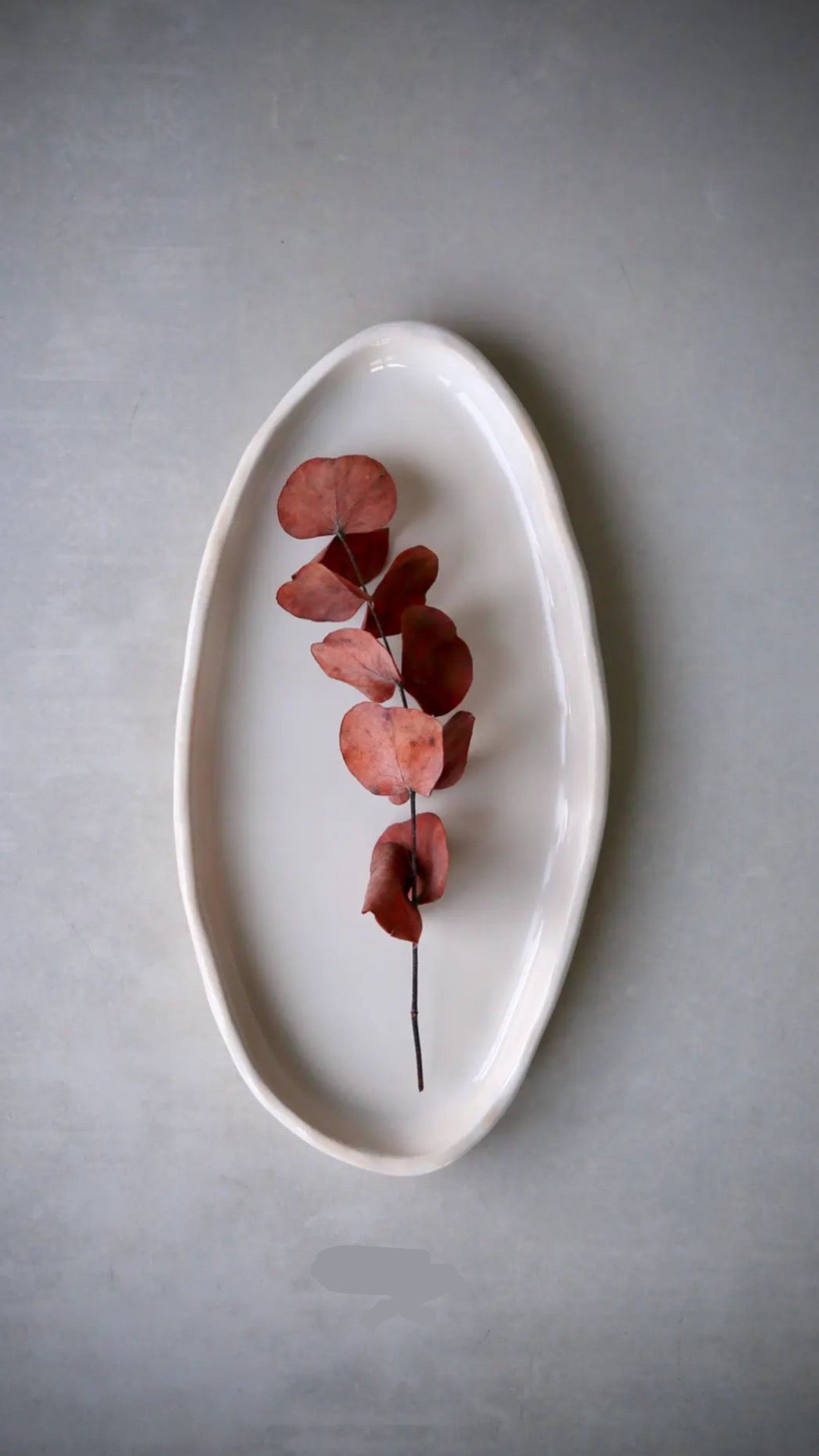 STONEWARE DESSERT PLATE WHITE