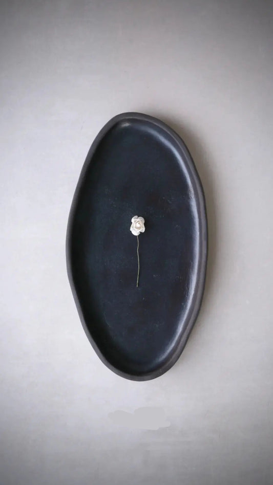 STONEWARE DESSERT PLATE